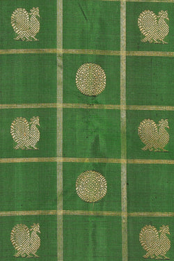 Image of Kanchipuram Silk Green Saree