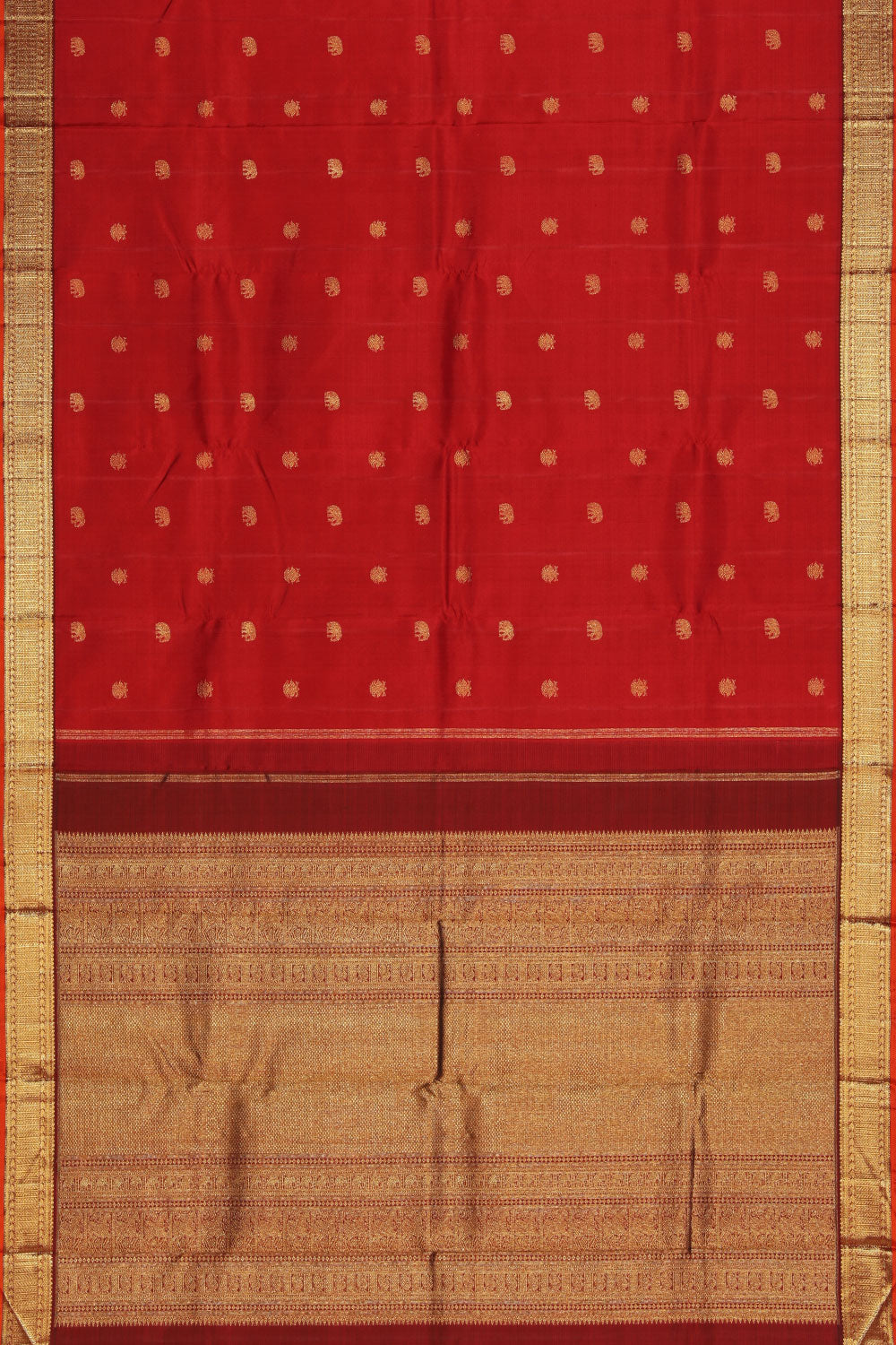 Kanchipuram Silk Red Saree