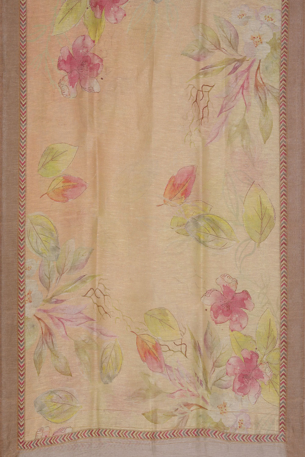 Image of A Classy Linen Unstitched Suit With Dupatta (3 Pcs Set)