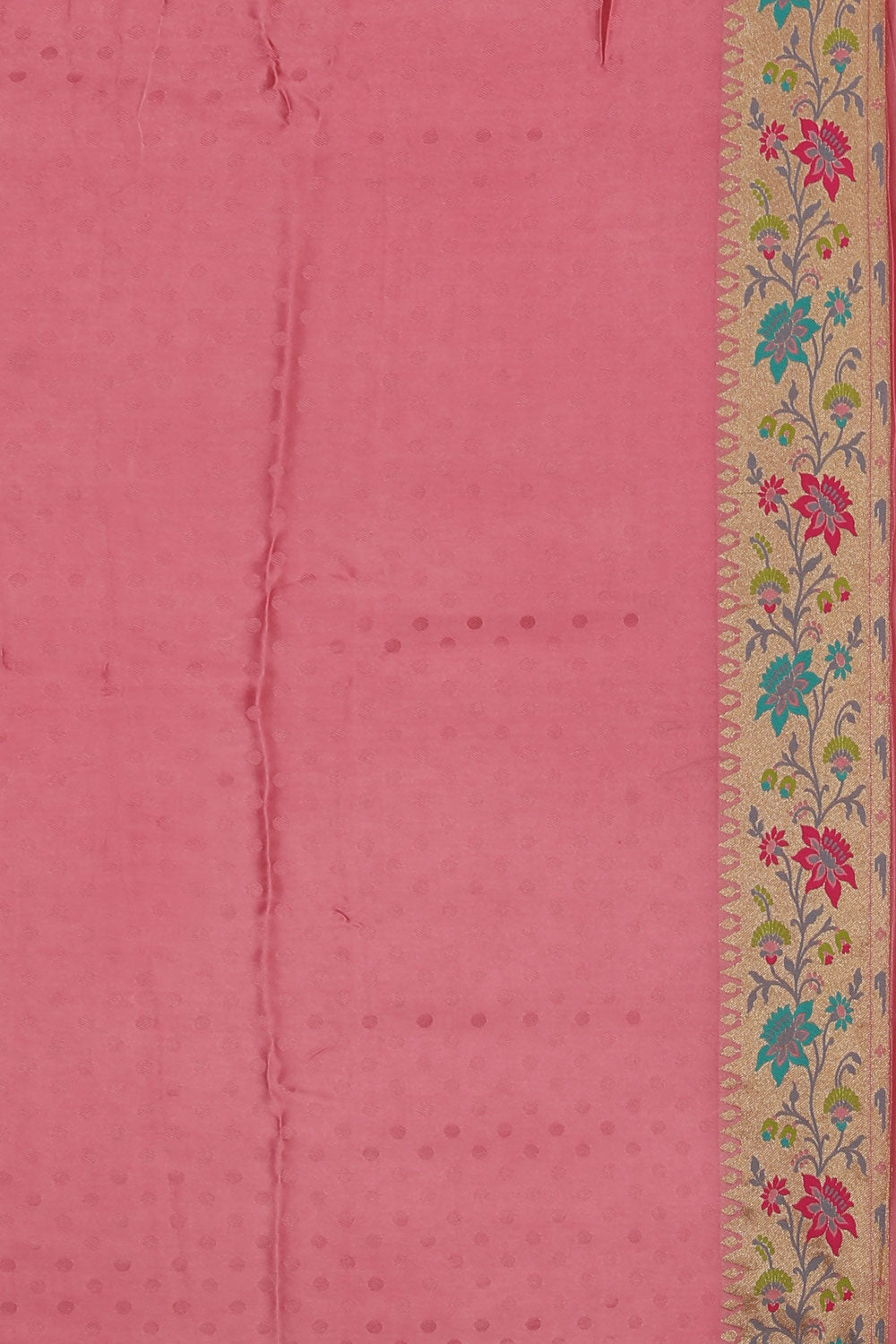 Image of Tissue Spring Yellow Saree