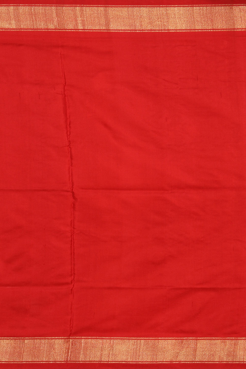 Image of Pochampally Silk Ikat Orange Saree