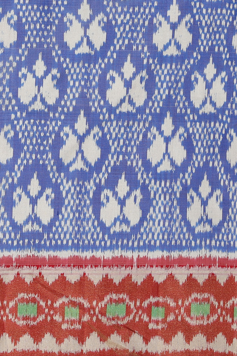 Image of Pochampally Silk Ikat Purple Saree