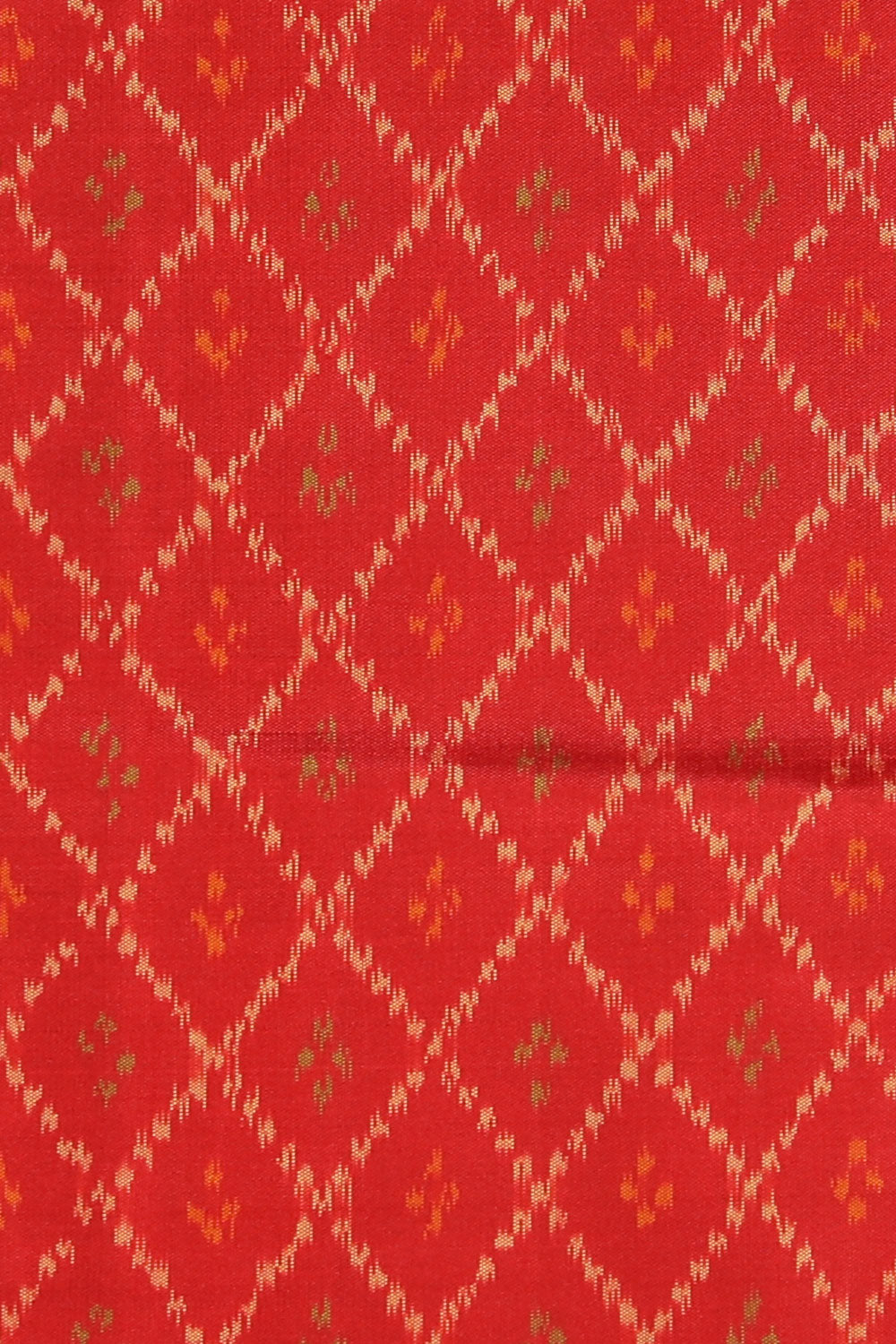 Collection of Rajkot Patola Silk Red Saree in a gallery layout