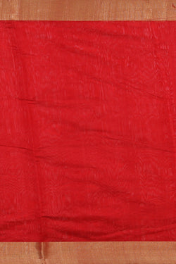 Collection of Chanderi Red Saree in a gallery layout