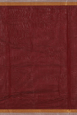 Collection of Chanderi Maroon Saree in a gallery layout