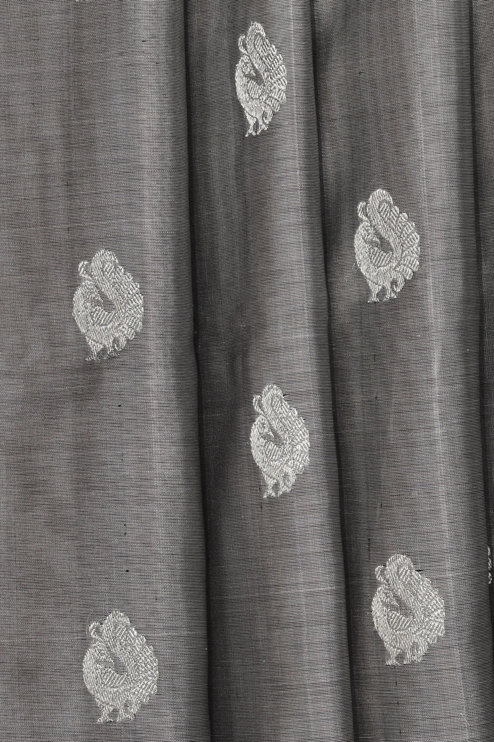 Collection of Venkatagiri Silk Grey Saree in a gallery layout