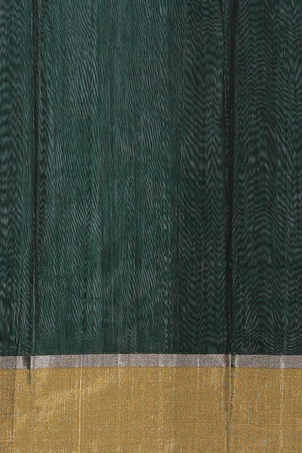 Image of Chanderi Bottle-Green Saree