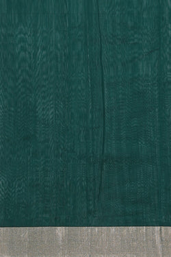 Collection of Chanderi Teal Green Saree in a gallery layout