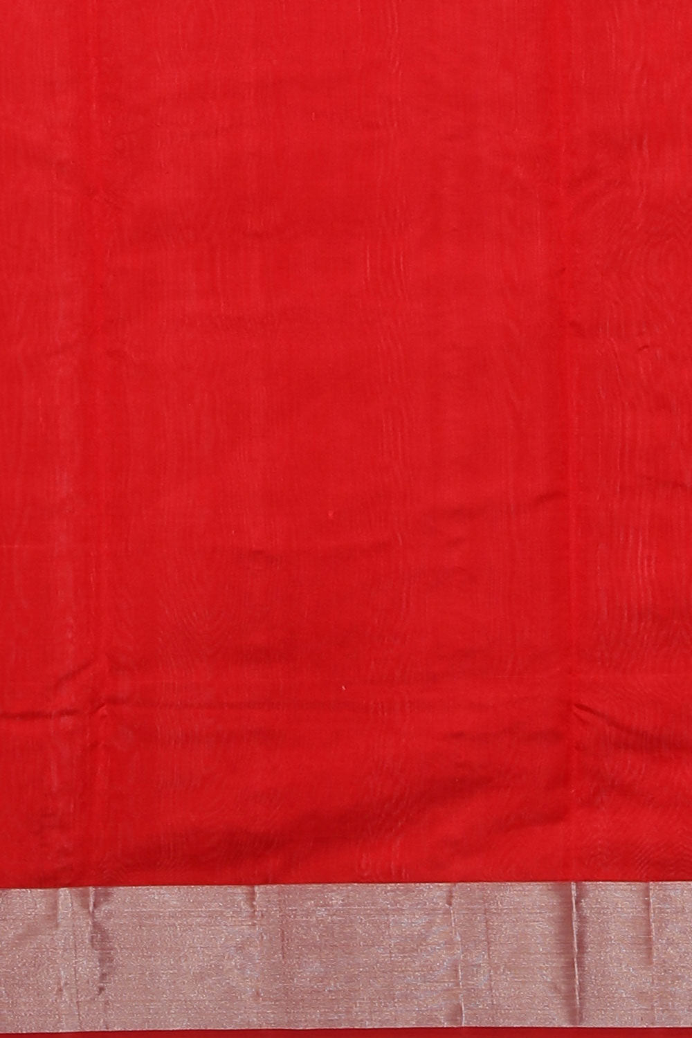 Collection of Chanderi Ruby-Red Saree in a gallery layout