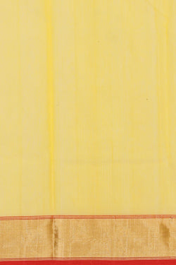 Image of Chanderi Yellow Saree