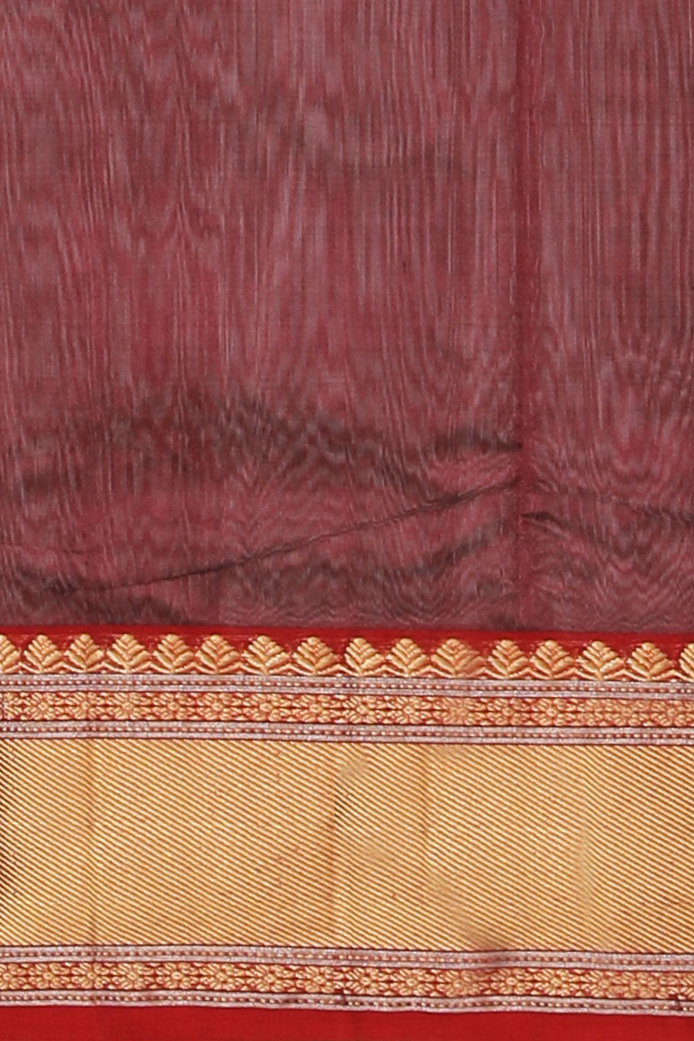 Collection of Chanderi Maroon Saree in a gallery layout