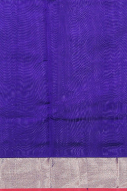 Collection of Chanderi Purple Saree in a gallery layout