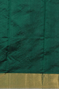 Collection of Chanderi Green Saree in a gallery layout