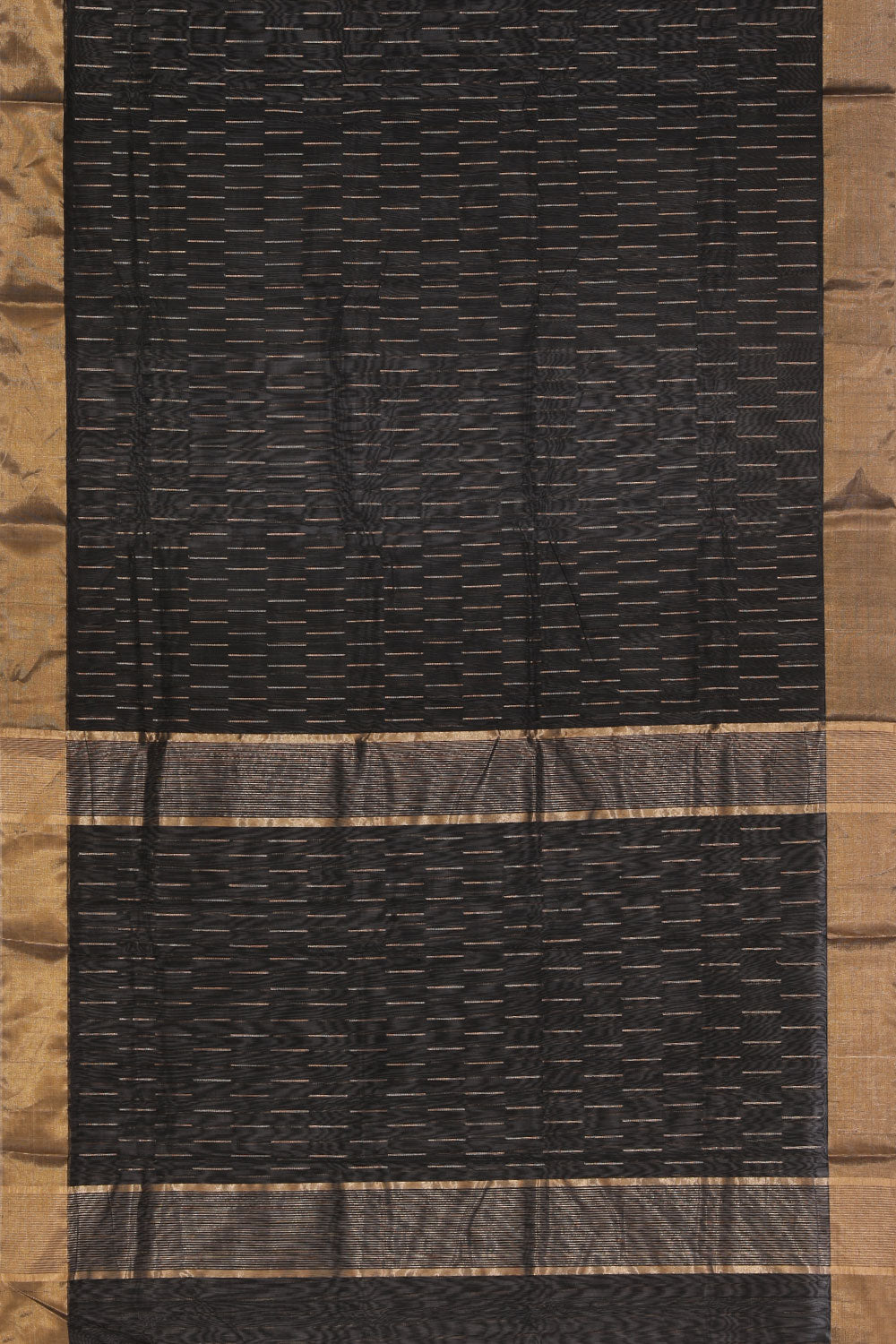 Collection of Chanderi Black Saree in a gallery layout