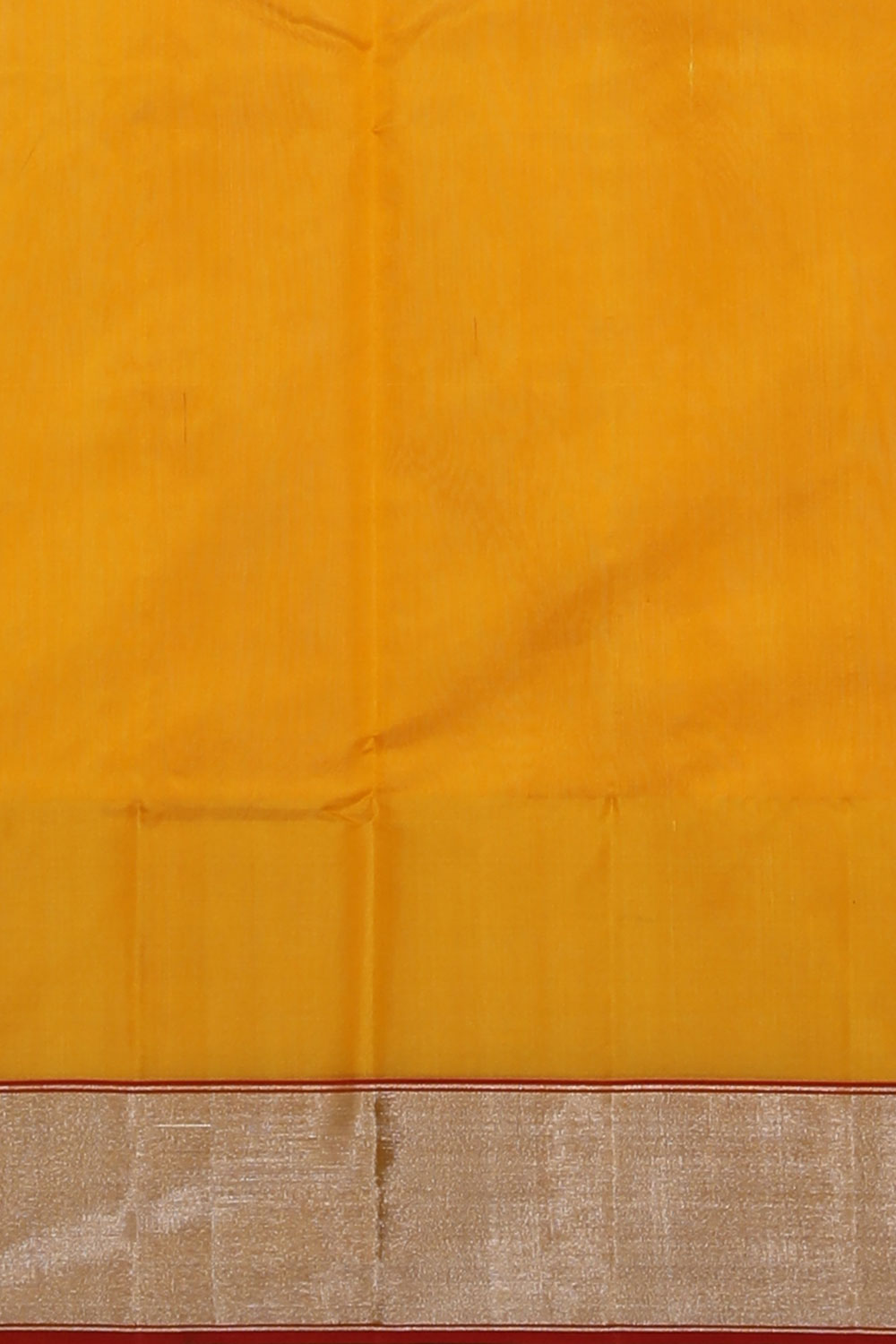 Collection of Chanderi Cotton Silk Yellow Saree in a gallery layout