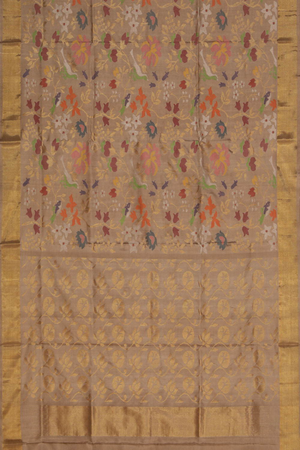 Uppada Silk Beige Saree