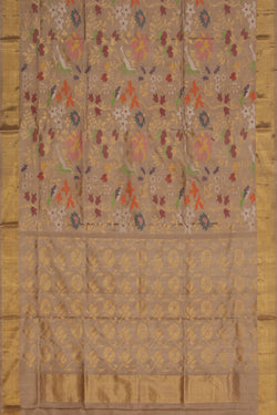 Image of Uppada Silk Beige Saree