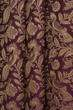 Image of Kanchipattu Violet Saree