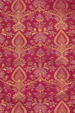 Image of Kanchipattu Brocade Violet Saree