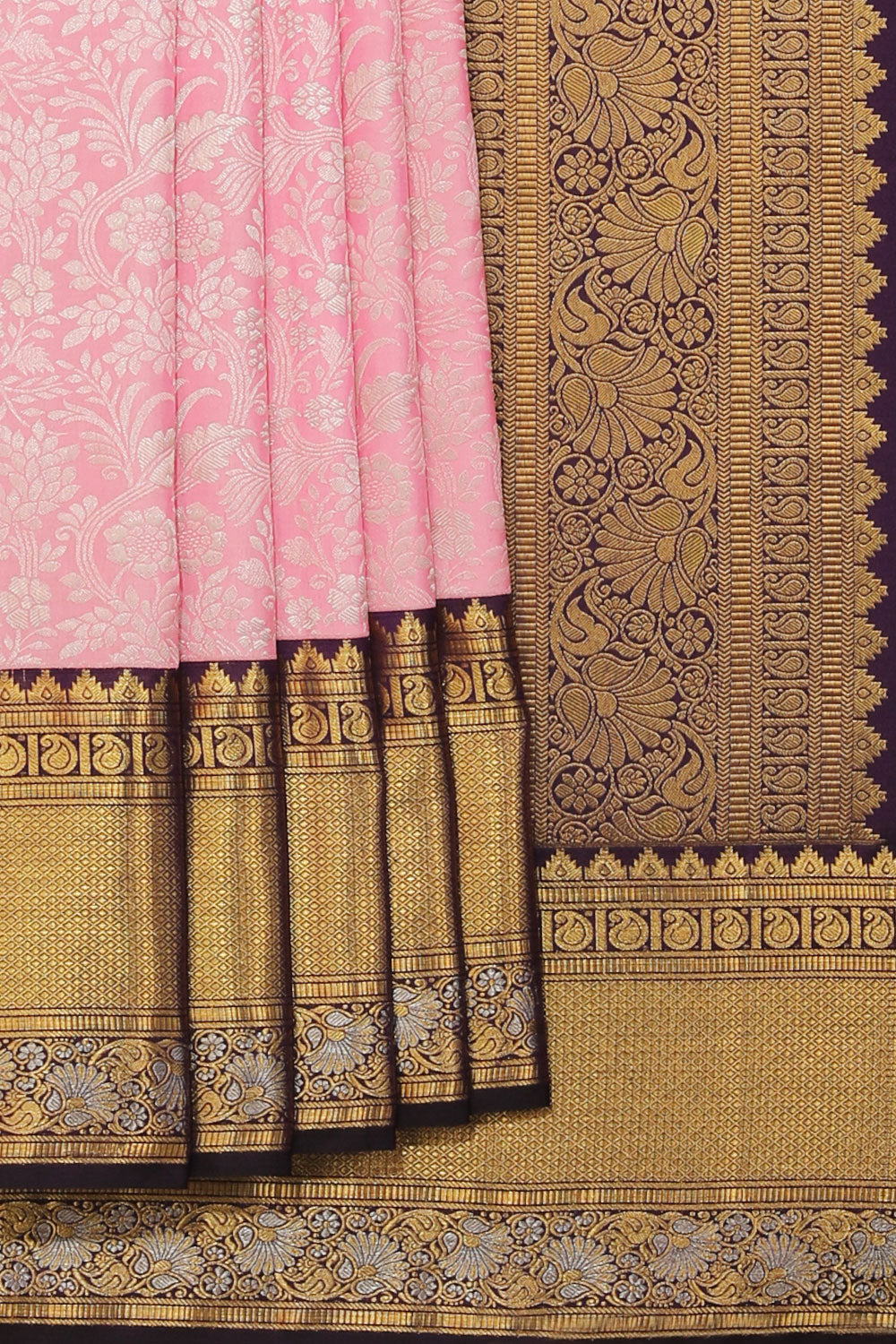 Kanchipattu Pink Saree