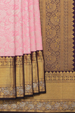 Image of Kanchipattu Pink Saree