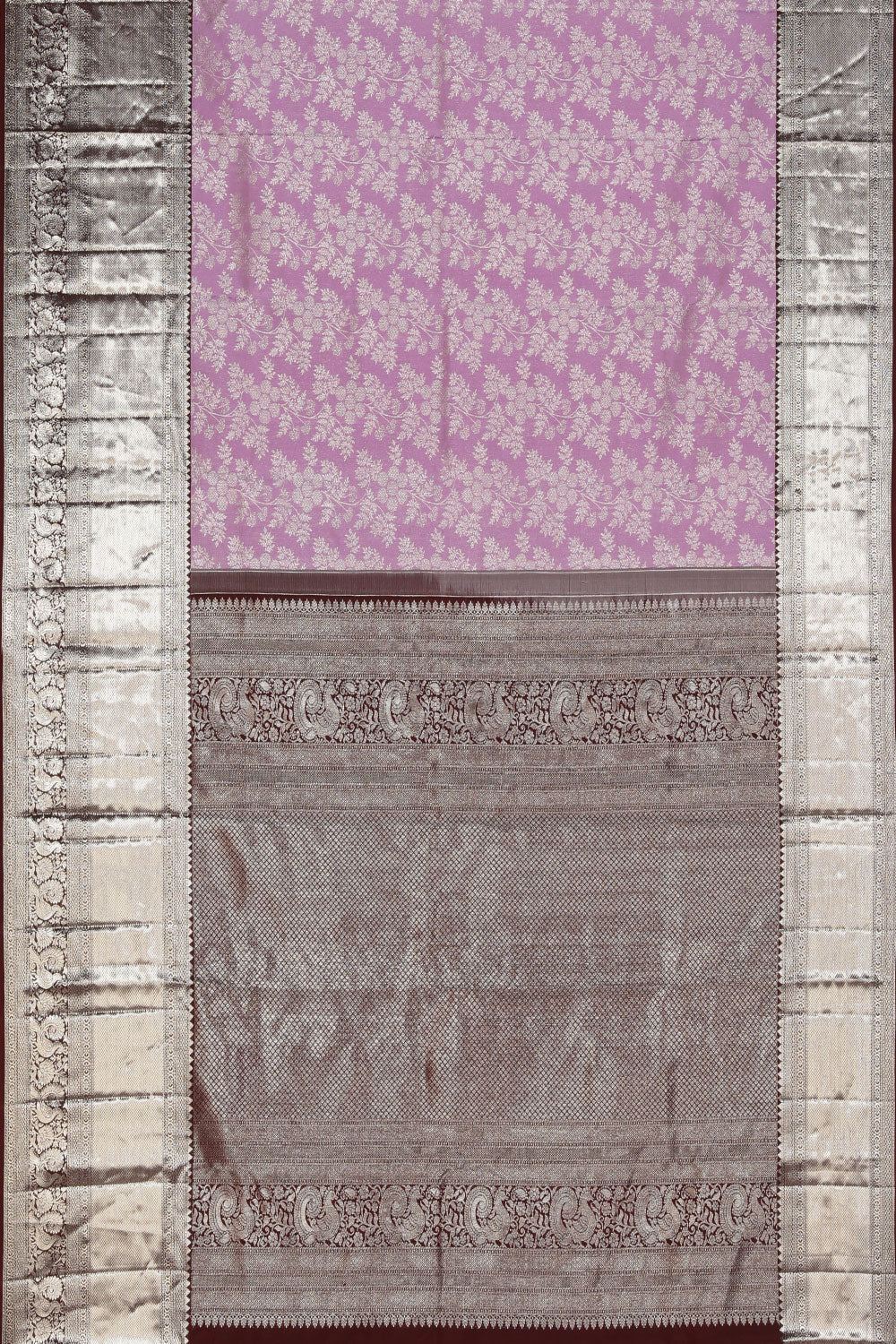 Kanchipattu Lavender-Pink Saree