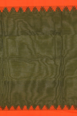 Image of Uppada Cotton Heena Green Saree