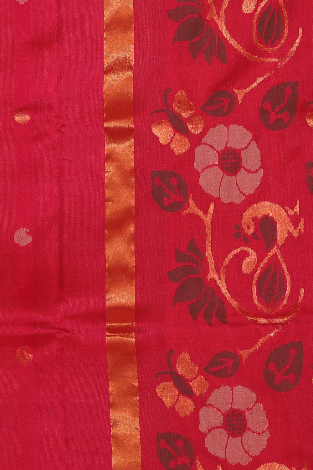 Collection of Uppada Silk Pink Saree in a gallery layout