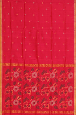 Collection of Uppada Silk Pink Saree in a gallery layout