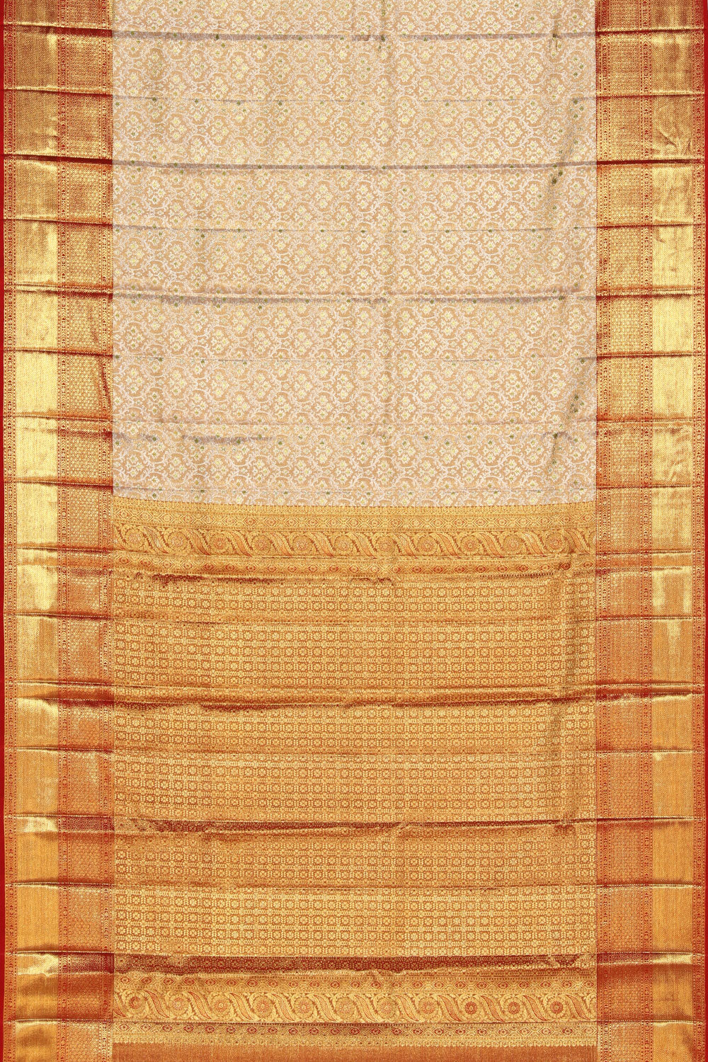 Kanchipattu Brocade Gold Saree