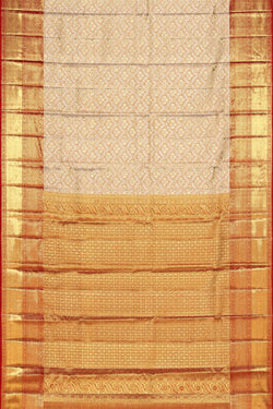 Image of Kanchipattu Brocade Gold Saree