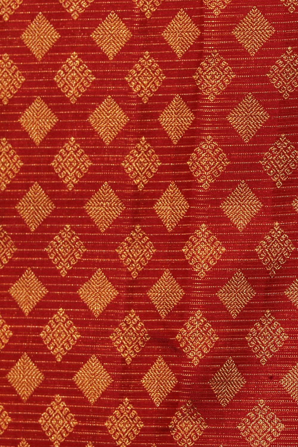 Kanchipattu Brocade Red Saree