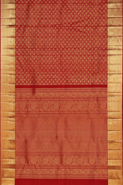 Image of Kanchipattu Brocade Red Saree