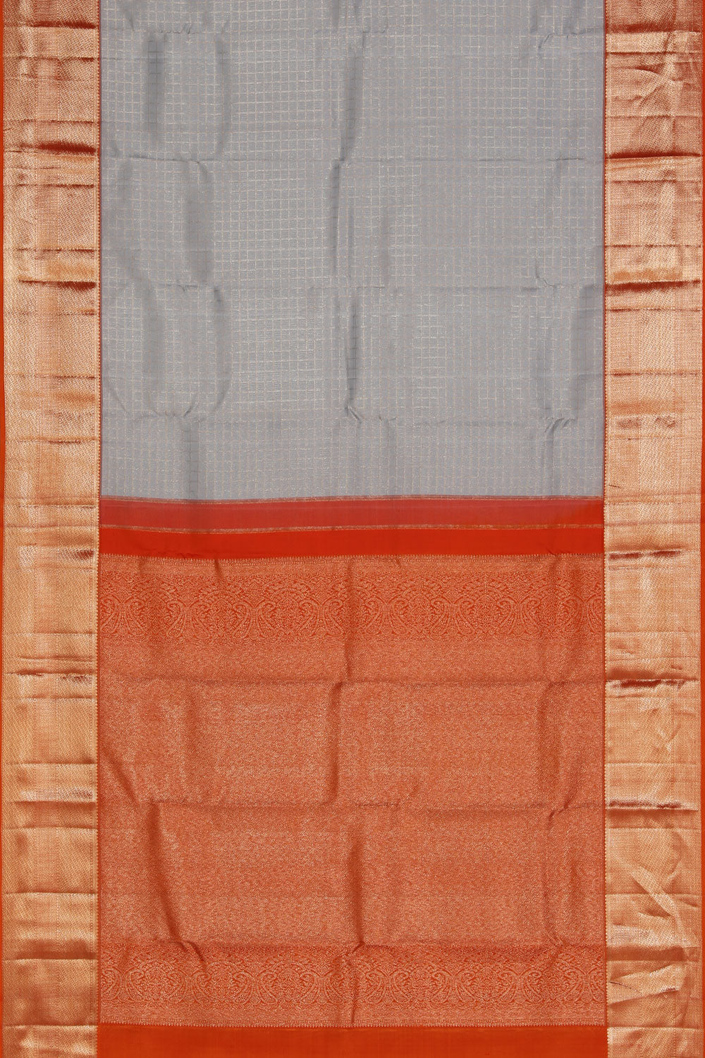 Kanchipattu Grey Saree