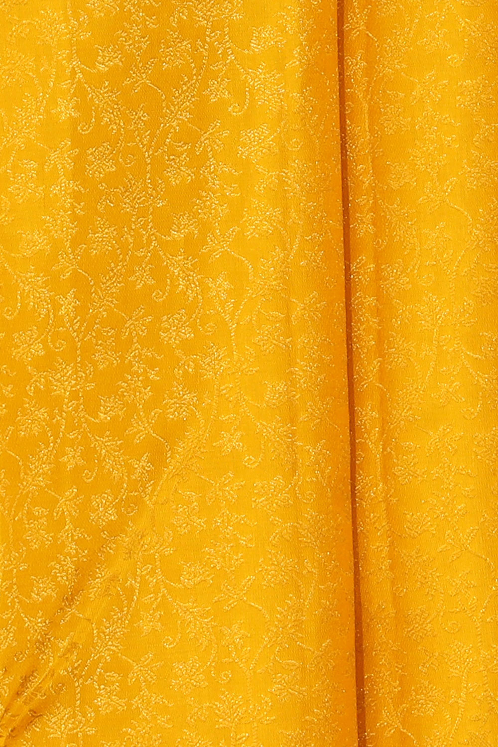 Kanchipattu Yellow Saree