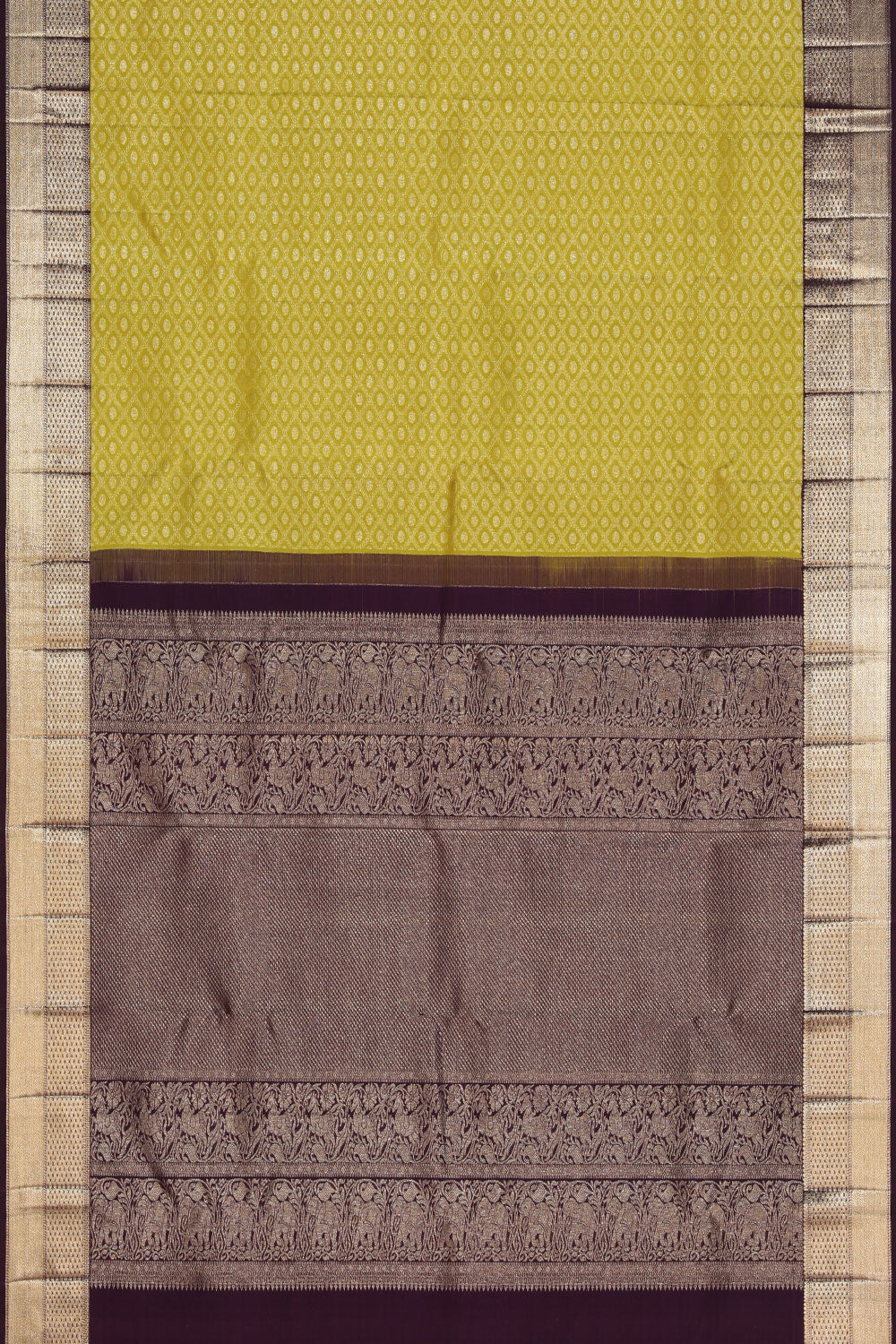 Kanchipattu Green Saree