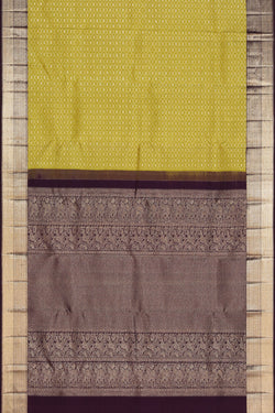 Image of Kanchipattu Green Saree