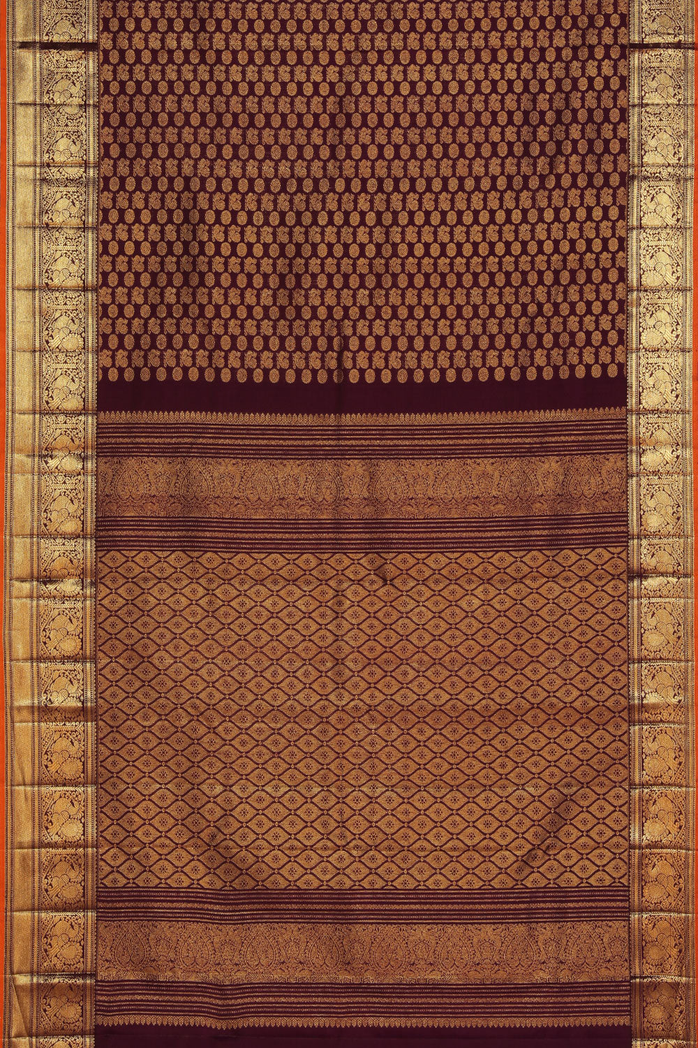 Kanchipattu Brocade Violet Saree