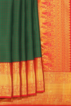 Image of Kanchipattu Green Saree