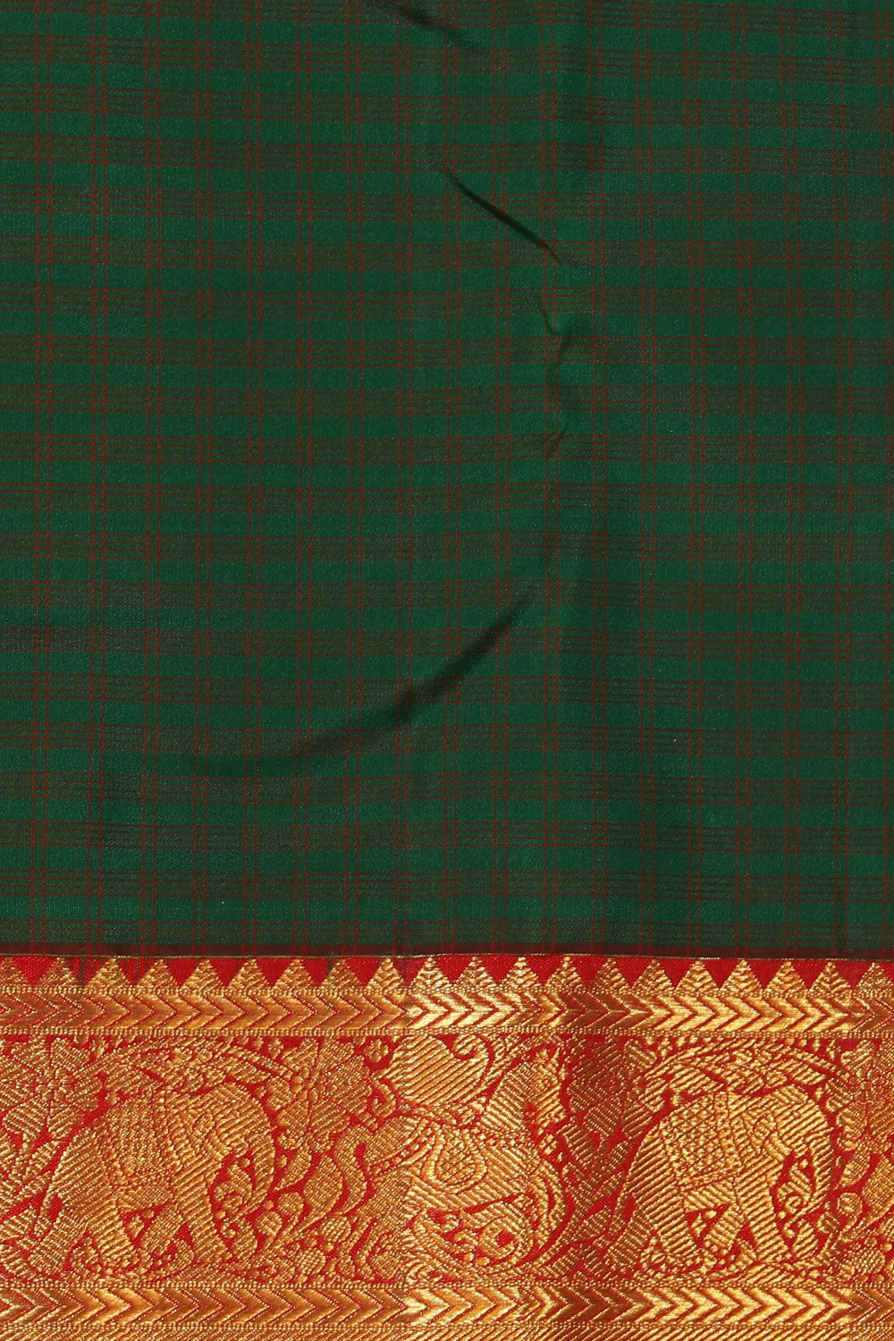 Kanchipattu Green Saree