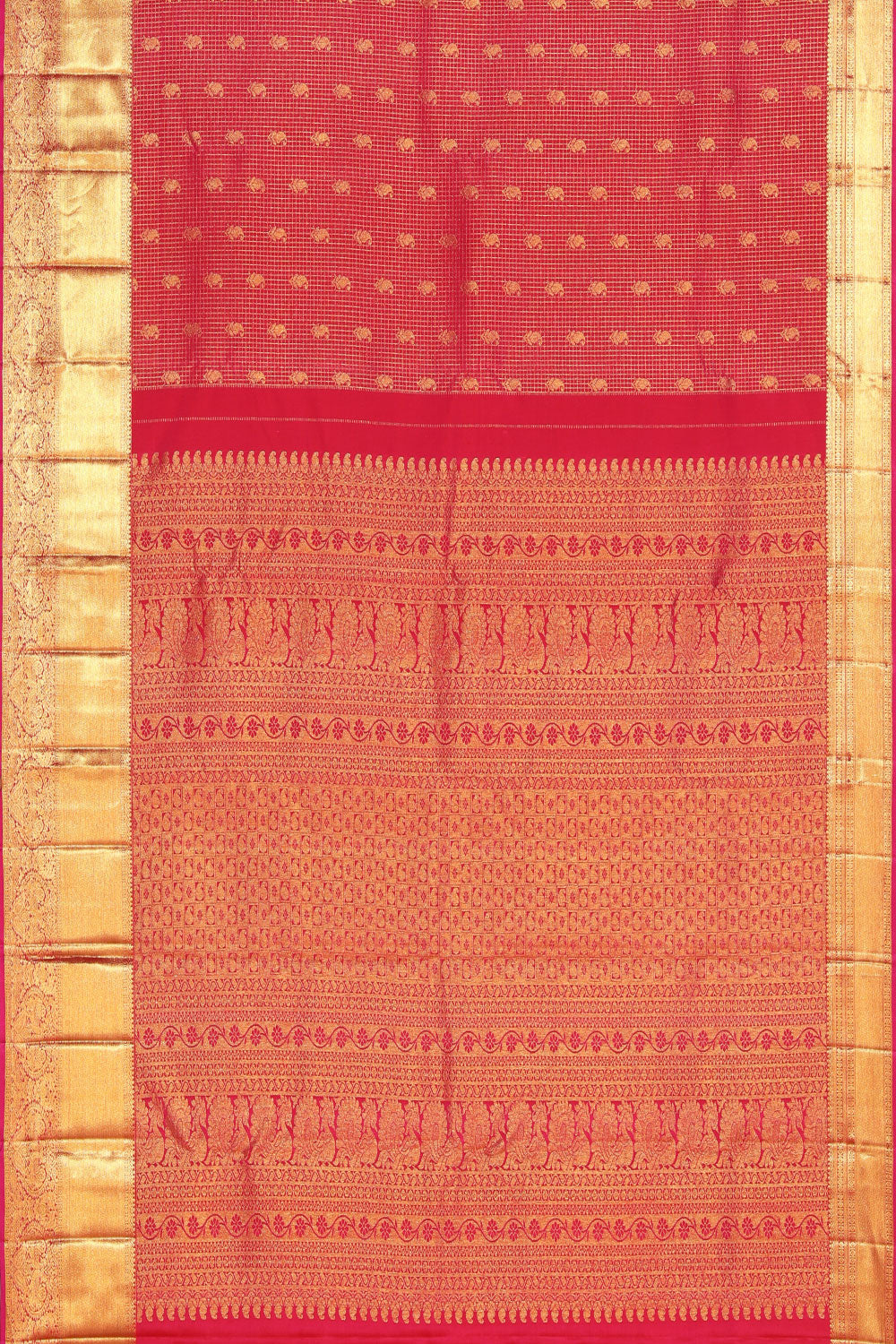 Kanchipattu Brocade Pink Saree