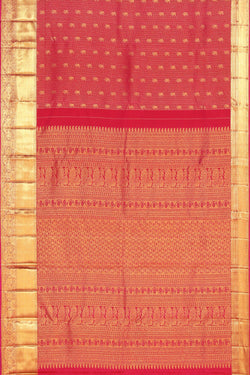 Image of Kanchipattu Brocade Pink Saree