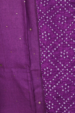 Collection of Tussar Silk Unstitched Suit With Dupatta (3 Pcs Set) in a gallery layout