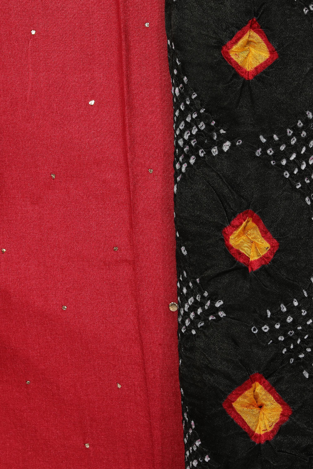 Image of Tussar Silk Unstitched Suit With Dupatta (3 Pcs Set)