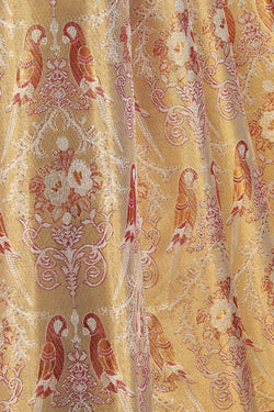 Image of Kanchipattu Tissue Brocade Gold Saree