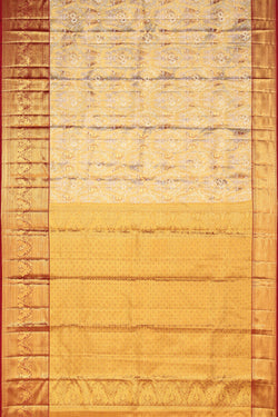 Image of Kanchipattu Tissue Brocade Gold Saree