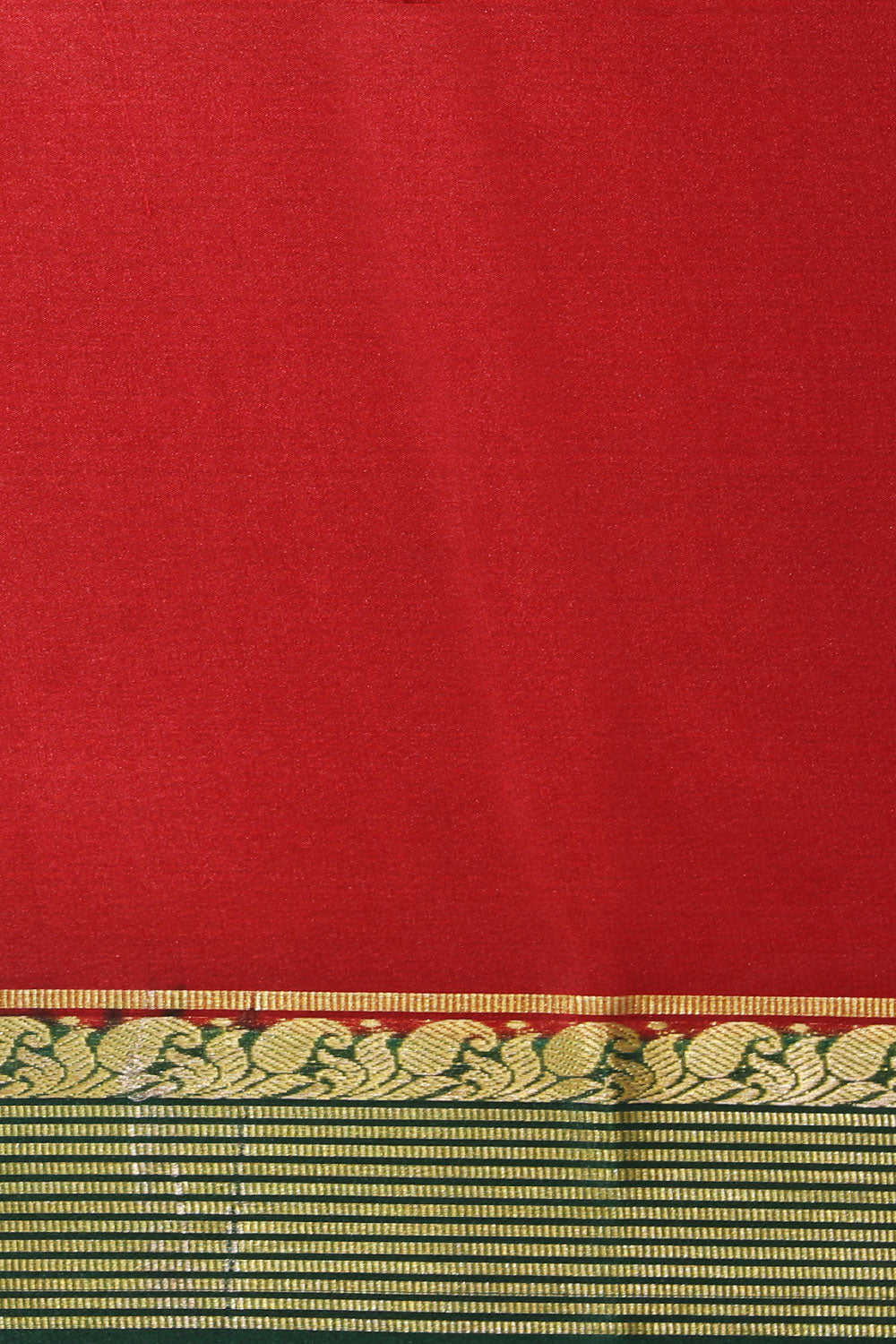 Mysore Binny Crepe Silk Red Saree