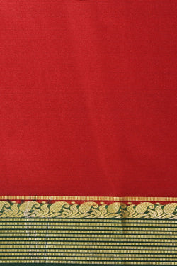 Image of Mysore Binny Crepe Silk Red Saree