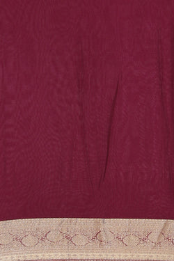 Image of Georgette Violet Saree