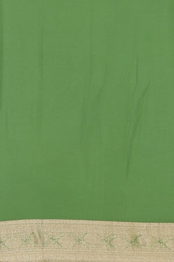 Image of Georgette Sage Green Saree